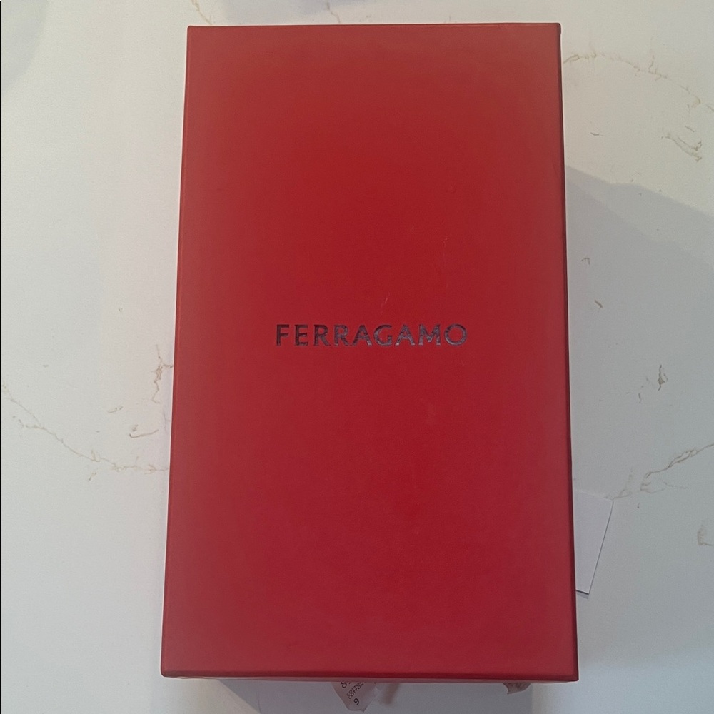 Salvatore Ferragamo Vibrant Red Shoe Box